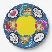 Baby Oh Baby Party Goods Paper Plate Pappteller (Vorderseite)