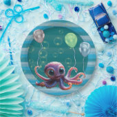 Baby-Oktopus-Papierplatte Pappteller (Party)