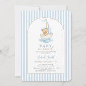 Baby on Board Baby Shower Boy Einladung (Vorderseite)