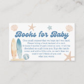 Baby on Board Beach Baby Showbücher für Baby Begleitkarte (Vorderseite)
