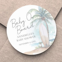 Baby On Board Beach Baby Shower