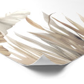 Baby On Board Beach Baby Shower Thank You Poster (Ecke)