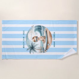 Baby on Board Beach Club Baby Shower Strandtuch