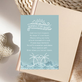 Baby on board Book Request Blue Baby Dusche Einladung