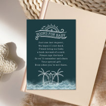 Baby on board Book Request Slate Blue Baby Dusche