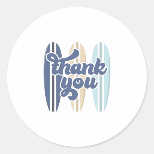 Baby on board Surfboard Baby Showroom Vielen Dank Runder Aufkleber (Vorderseite)