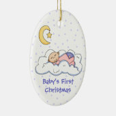 Baby on Cloud First Christmas Ornament (Rechts)