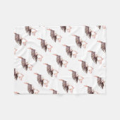 Baby on Stork Fleecedecke (Vorderseite (Horizontal))