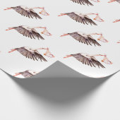 Baby on Stork Geschenkpapier (Ecke)