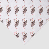 Baby on Stork Seidenpapier (Ausschnitt)