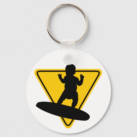 Baby on (Surf) Board Schlüsselanhänger (Vorderseite)