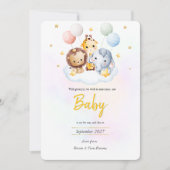 Baby on the Way Announcement Einladung (Vorderseite)