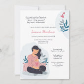 Baby on Way Baby Shower Einladung (Vorderseite)