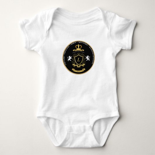 Baby One-piece Lewis Wappen Strampler (Vorderseite)