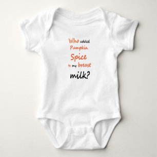 Baby Onesis Kürbis-Gewürz Strampler