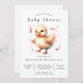 Baby Online Duck Baby Dusche Einladung (Vorne/Hinten)