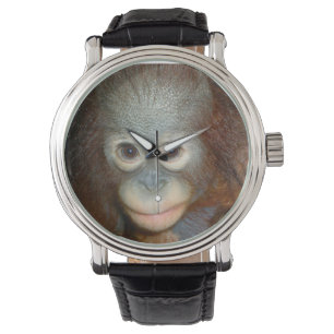 Baby-Orang-Utan Armbanduhr