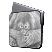 Baby-Orang-Utan Elektronik-Tasche Laptopschutzhülle (Vorderseite Links)