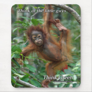 Baby-Orang-Utan Mausunterlage Mousepad