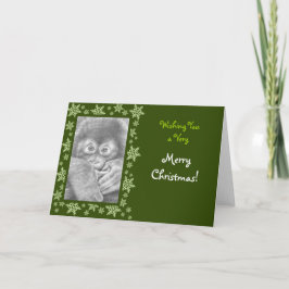 Baby-Orang-Utan Weihnachtskarte Feiertagskarte