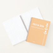 Baby orange Notizbuch (Innenseite)