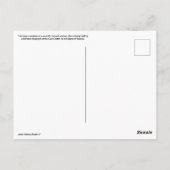 Baby Orangutan in Borneo Postkarte (Rückseite)