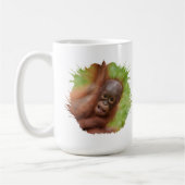 Baby Orangutan Joy Kaffeetasse (Links)
