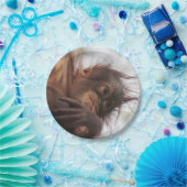 Baby Orangutan Paper Tellers Pappteller (Party)