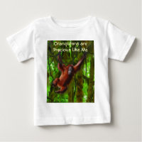 Baby Orangutan & Rainforest Primat Kunstgift