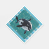Baby Orca-Papierhandtücher Serviette (Ecke)