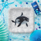 Baby-Orca-Platte Pappteller (Party)