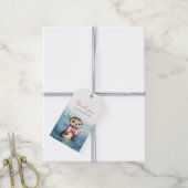 Baby Otter Baby Dusche Vielen Dank Geschenkanhänger (Mit Garn)