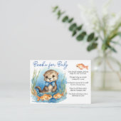 Baby Otter Boy Books for Baby Begleitkarte (Stehend Vorderseite)