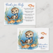 Baby Otter Boy Books for Baby Begleitkarte (Vorne/Hinten)