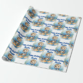 Baby Otter Boy Personalisiert Geschenkpapier (Ungerollt)