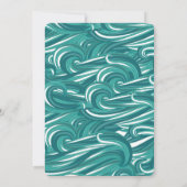 Baby Otter Geburtstagsparty Einladung (Rückseite)