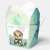 Baby Otter Gender Neutral Baby Dusche Geschenkschachtel (Geöffnet)
