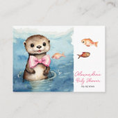 Baby Otter Girl Books for Baby Begleitkarte (Rückseite)