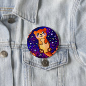 Baby Otter on Donut 2 Button (Beispiel)