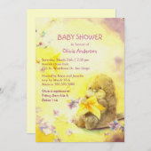 Baby Otter & Starfish Niedlich Babydusche Einladung (Vorne/Hinten)