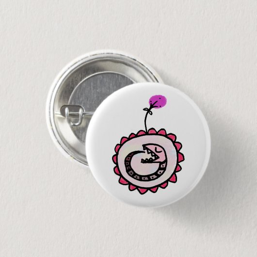 Baby ouroboros button (Vorne & Hinten)