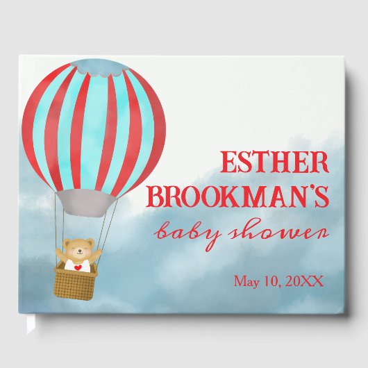 Baby Over the Clouds kommt Gästebuch (Vorderseite)