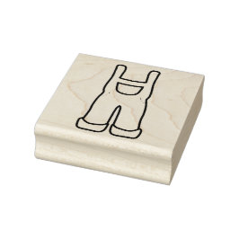 Baby Overalls Gummistempel