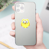 Baby Owl Cartoon Aufkleber (Telefon)