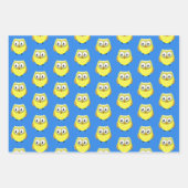 Baby Owl Cartoon Geschenkpapier Set (Vorderseite)