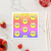 Baby Owl Cartoon Napkins Serviette (Beispiel)