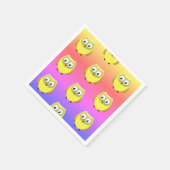 Baby Owl Cartoon Napkins Serviette (Ecke)