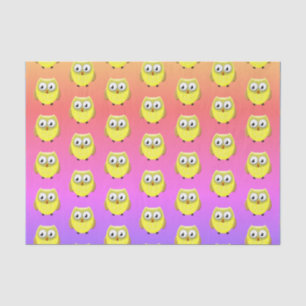 Baby Owl Cartoon Seidenpapier