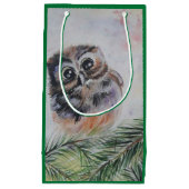 Baby Owl Geschenktasche Kleine Geschenktüte (Vorderseite)