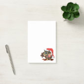 Baby Owl In Christmas Hat und Gift Post it Notes Post-it Klebezettel (Büro)